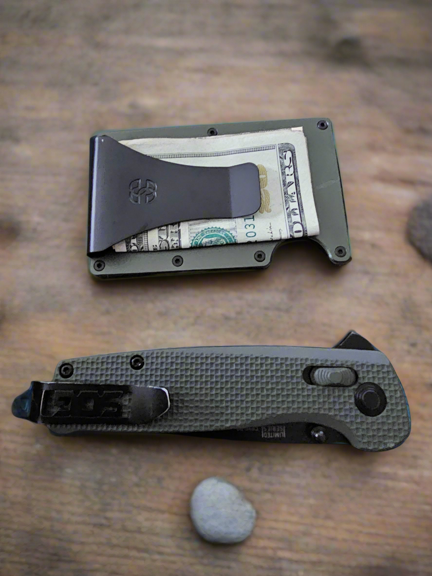 Grey SOG pocket knife