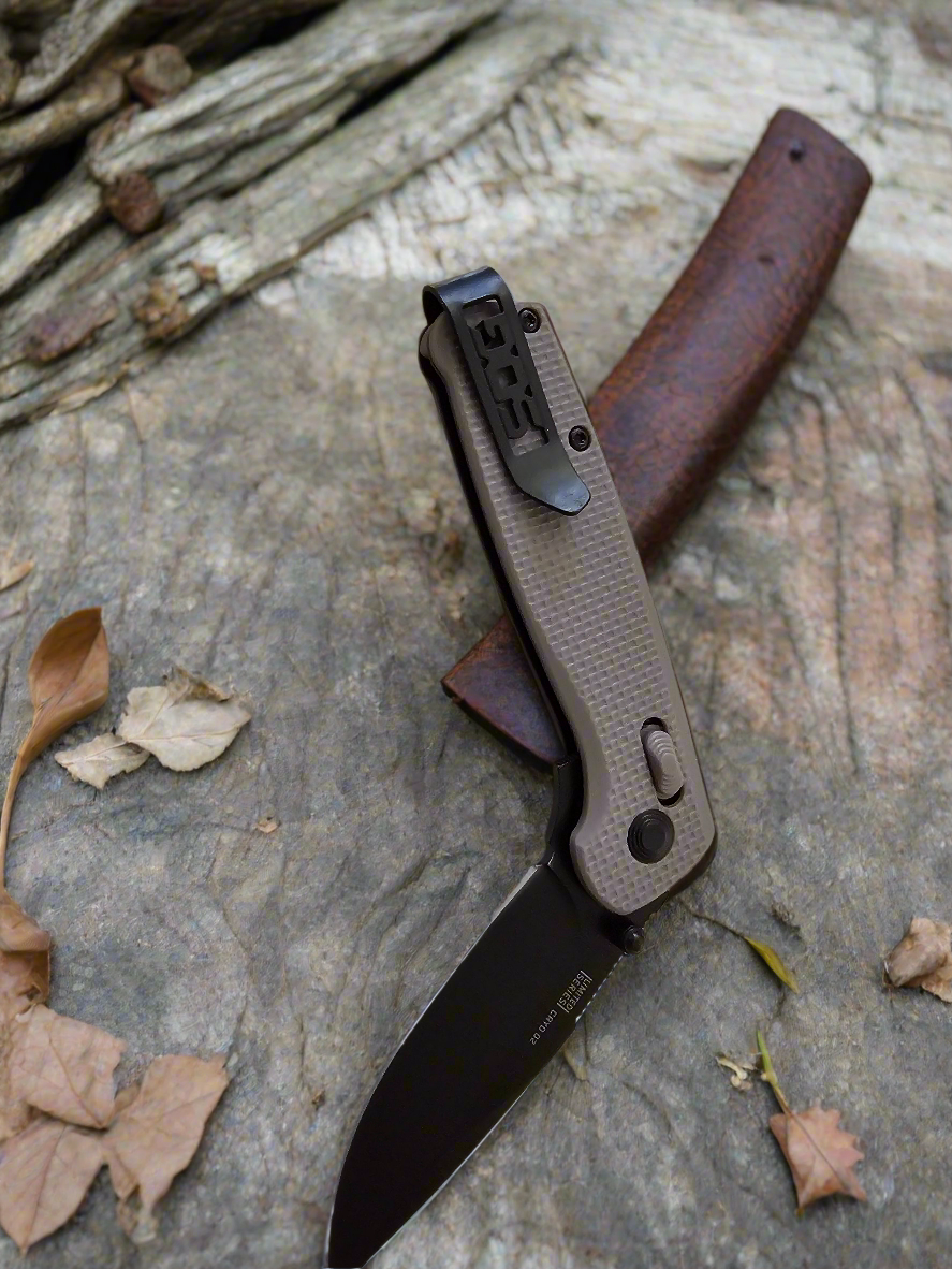 Grey SOG pocket knife