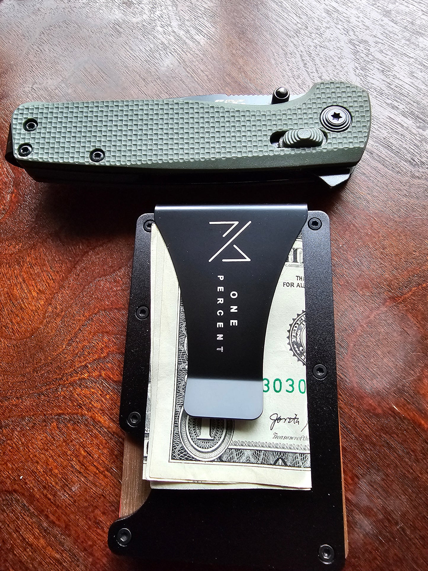 Black, One Percent wallet